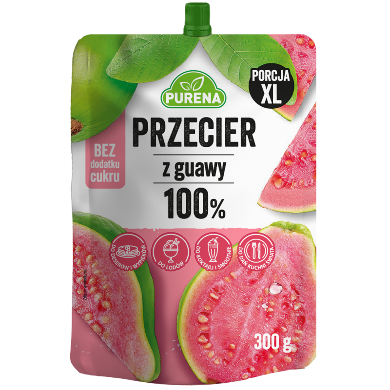 Przecier (mus) owocowy 100% z guawy 300g x 10 szt