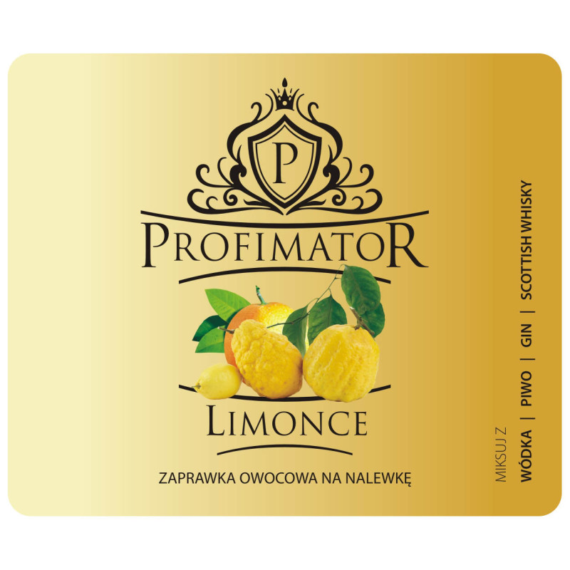 Bezalkoholowy koncentrat LIMONCE 300 ml PROFIMATOR
