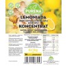 Lemoniada imbir-cytryna-miód koncentrat 1kg na 6l