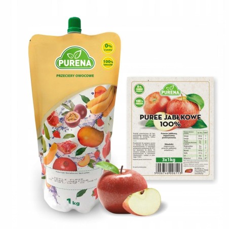 Pulpa (puree) 100% z jabłek 1kg