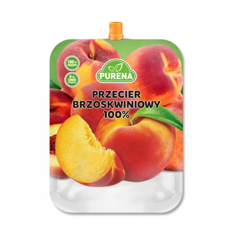 Przecier (mus) owocowy 100% z brzoskwini 350g