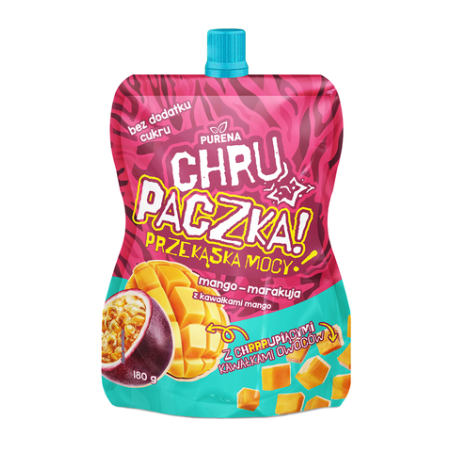 Chrupaczka mango-marakuja z kawałkami mango 180g