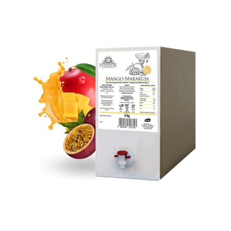 Baza do drinków i bezalkoholowych koktajli MANGO-MARAKUJA box 6kg