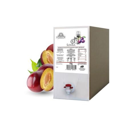 Baza do drinków i bezalkoholowych koktajli ŚLIWKA box 6kg