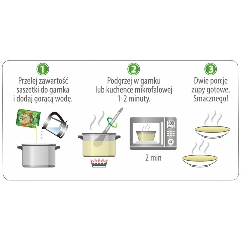 Zupa ogórkowa zagęszczona 350g na 2 porcje zupy