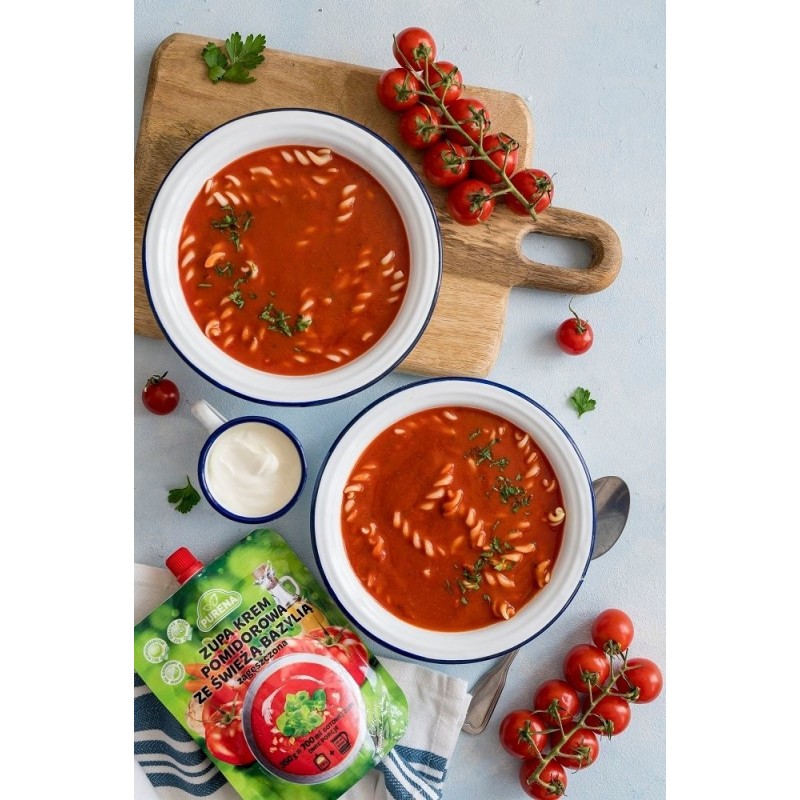 Zupa krem pomidorowa zagęszczona 350g na 2 porcje zupy