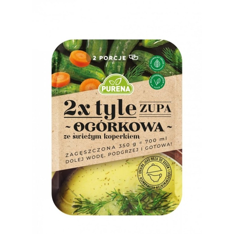 Zupa ogórkowa zagęszczona 350g x 4szt