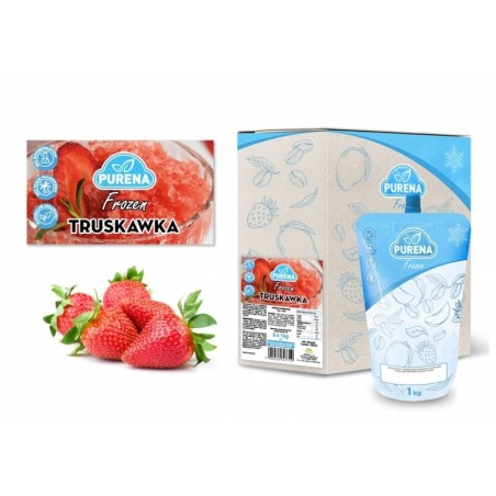 Skoncentrowana baza do wyrobu deserów lodowych TRUSKAWKA 1kg