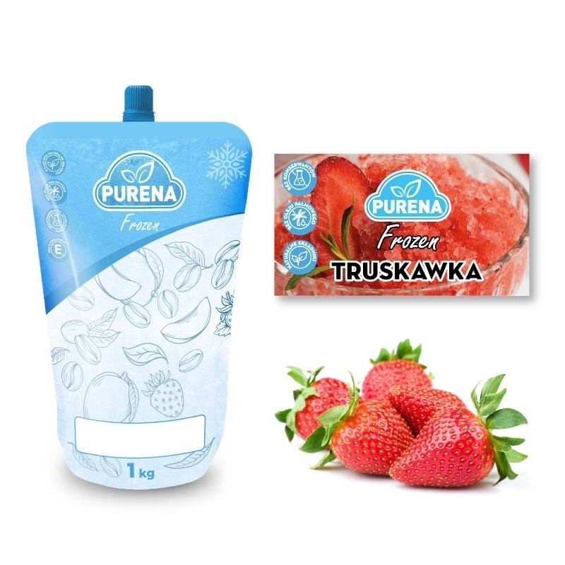 Skoncentrowana baza do wyrobu deserów lodowych TRUSKAWKA box 6x1kg