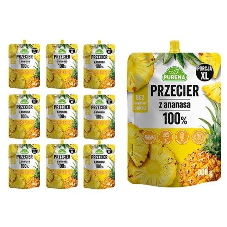 Przecier (mus) owocowy 100% z ananasa 300g x 10sztuk