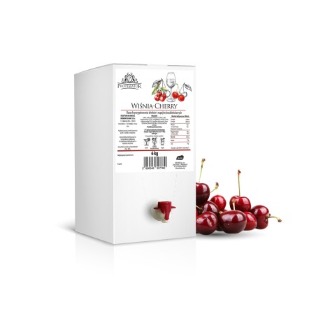 Baza do drinków i bezalkoholowych koktajli WIŚNIA box 6kg
