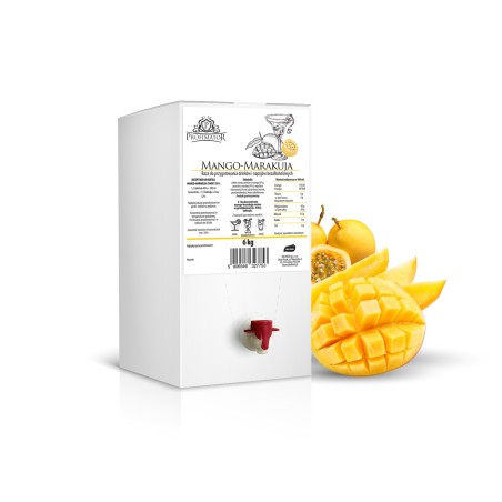 Baza do drinków i bezalkoholowych koktajli MANGO-MARAKUJA box 6kg