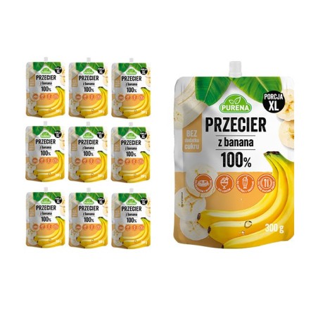 Przecier (mus) owocowy 100% bananowy 300g
