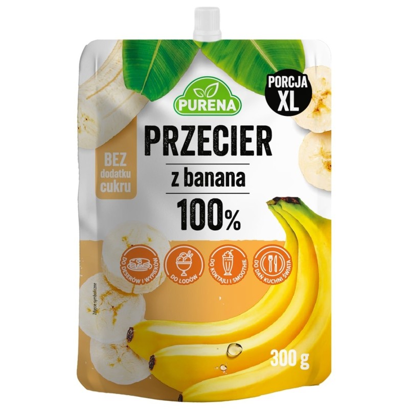 Przecier (mus) owocowy 100% bananowy 300g