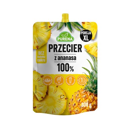 Przecier (mus) owocowy 100% z ananasa 300g