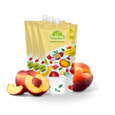 Pulpa (puree) 100% z brzoskwini 3x1kg