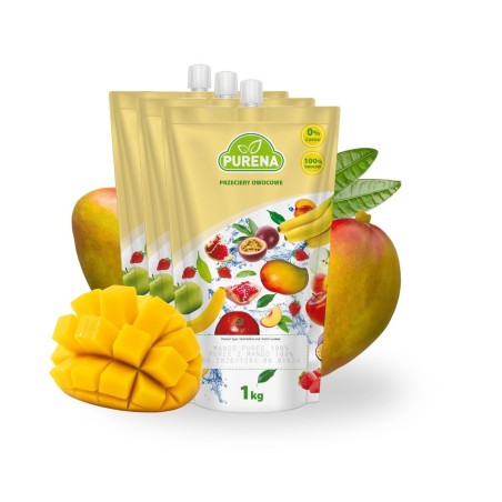 Pulpa (puree) 100% z mango 3x1kg
