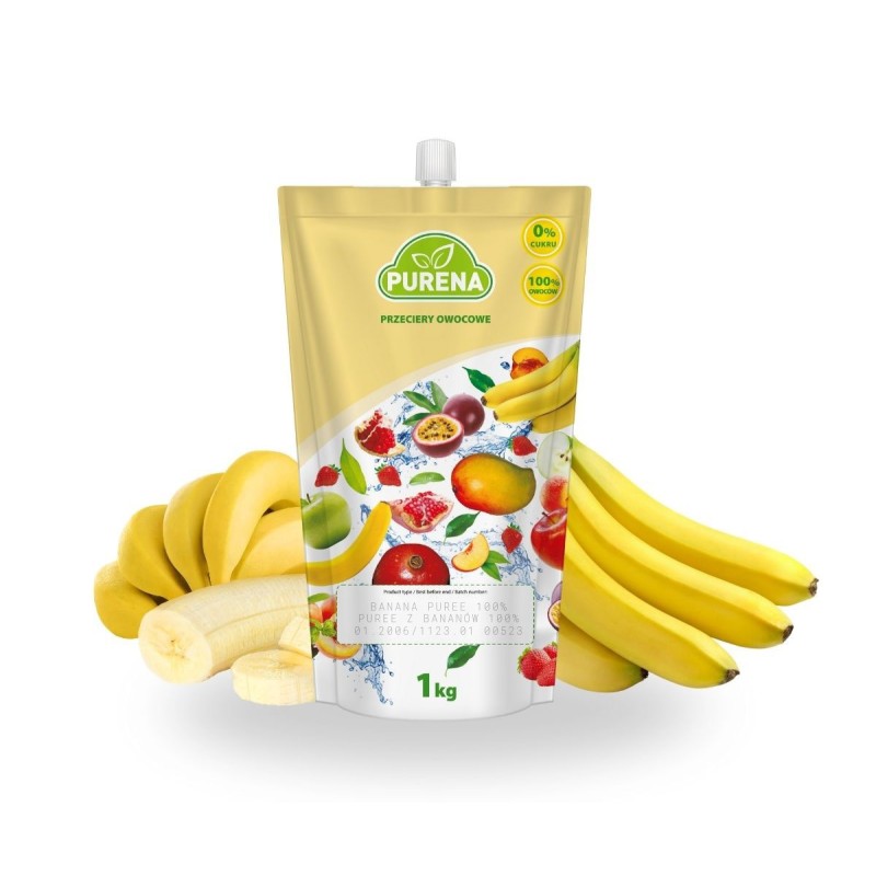 Pulpa (puree) 100% z banana 3x1kg