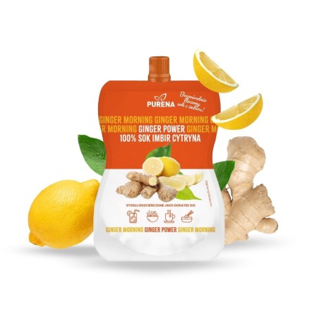 GINGER POWER sok z imbiru i cytryn zagęszczony 180ml