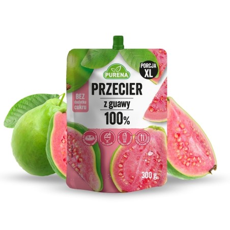 Przecier (mus) owocowy 100% z guawy 300g