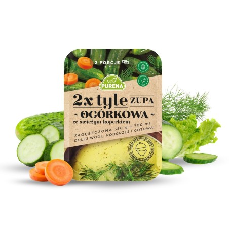 Zupa ogórkowa zagęszczona 350g na 2 porcje zupy