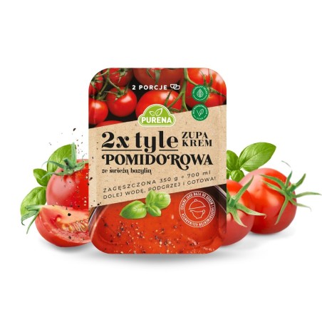 Zupa krem pomidorowa zagęszczona 350g na 2 porcje zupy