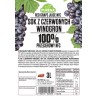 Sok z winogron czerwonych 100% REGENT tłoczony NFC PURENA 3 L x 3 sztuki