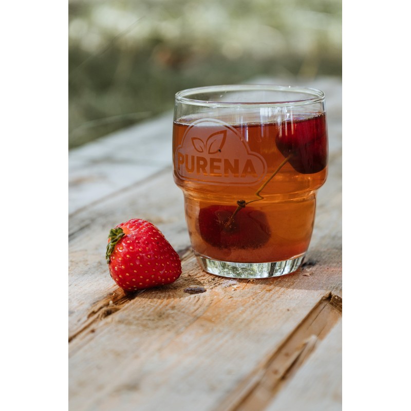 Kompot owocowy truskawka-jabłko-wiśnia + przecier NFC PURENA 3 L x 3 sztuki