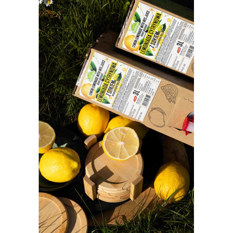 Lemoniada cytrynowa z sokiem NFC bezpośrednio tłoczonym PURENA 3 L x 3 sztuki