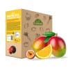 Smoothie żółte owocowe pomarańcza mango marakuja + sok imbir NFC koktajl PURENA 3 L