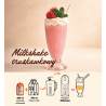 Truskawka baza do lodów milkshake'ów 250 ml na 8 porcji