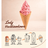 Truskawka baza do lodów milkshake'ów 250 ml na 8 porcji