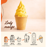 Mango - marakuja baza do lodów milkszejków 250 ml na 10 porcji