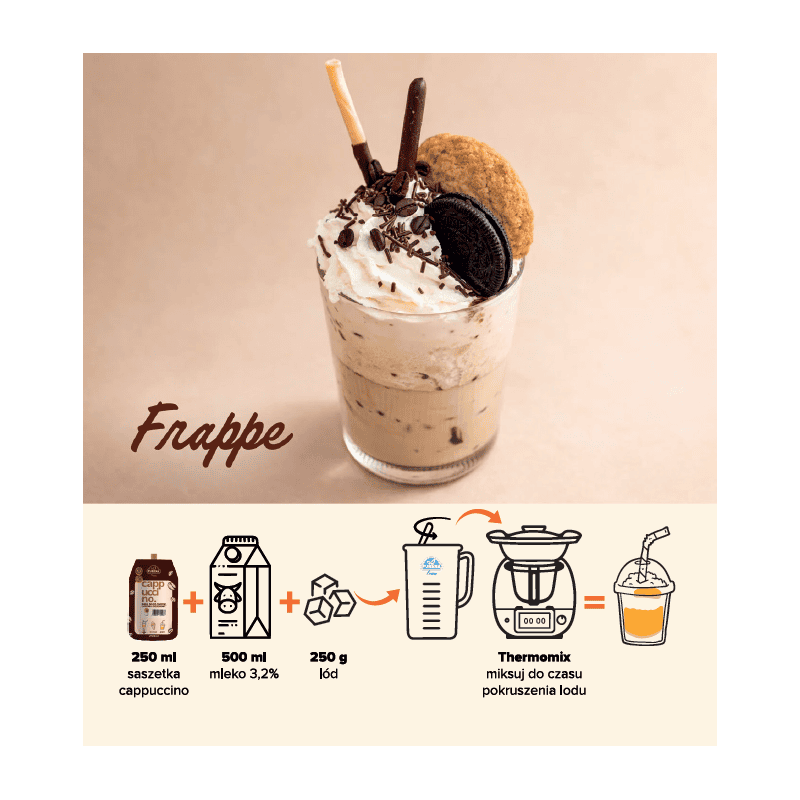 Cappuccino baza do kawy mrożonej 250 ml na 8 porcji