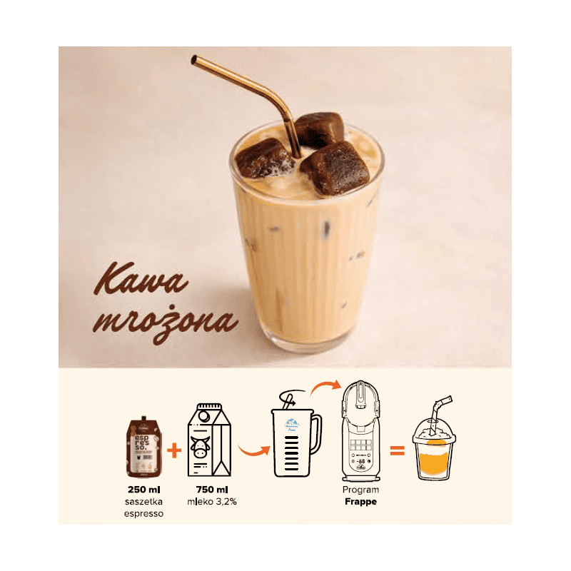 Cappuccino baza do kawy mrożonej 250 ml na 8 porcji