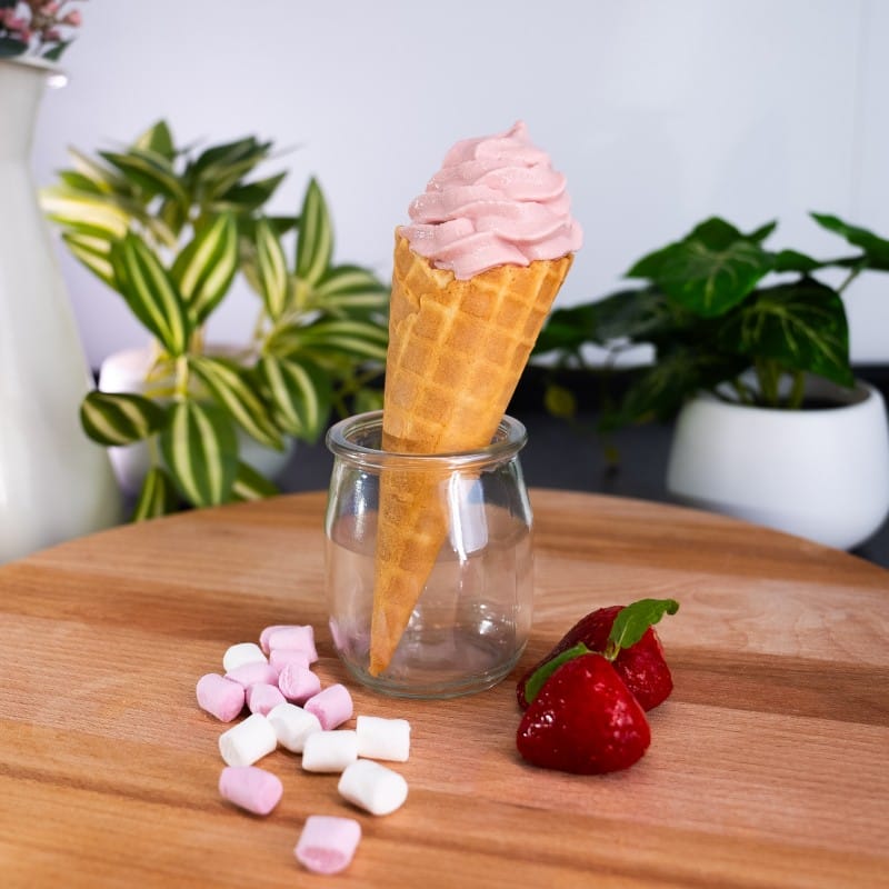 Truskawka baza do lodów milkshake'ów 250 ml na 8 porcji