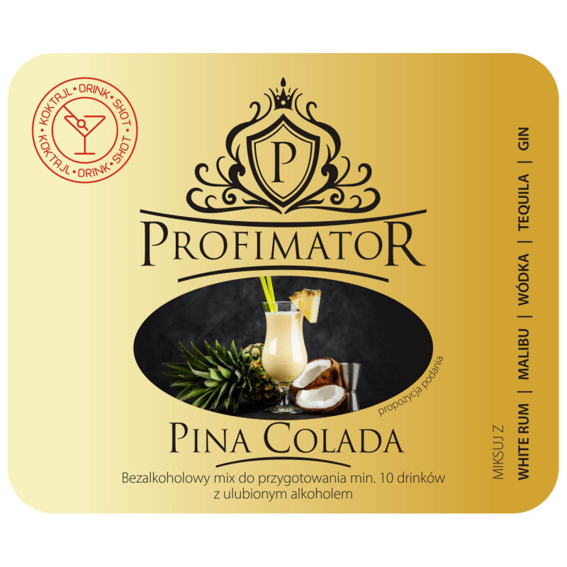 Bezalkoholowy koncentrat PINA COLADA 300ml PROFIMATOR
