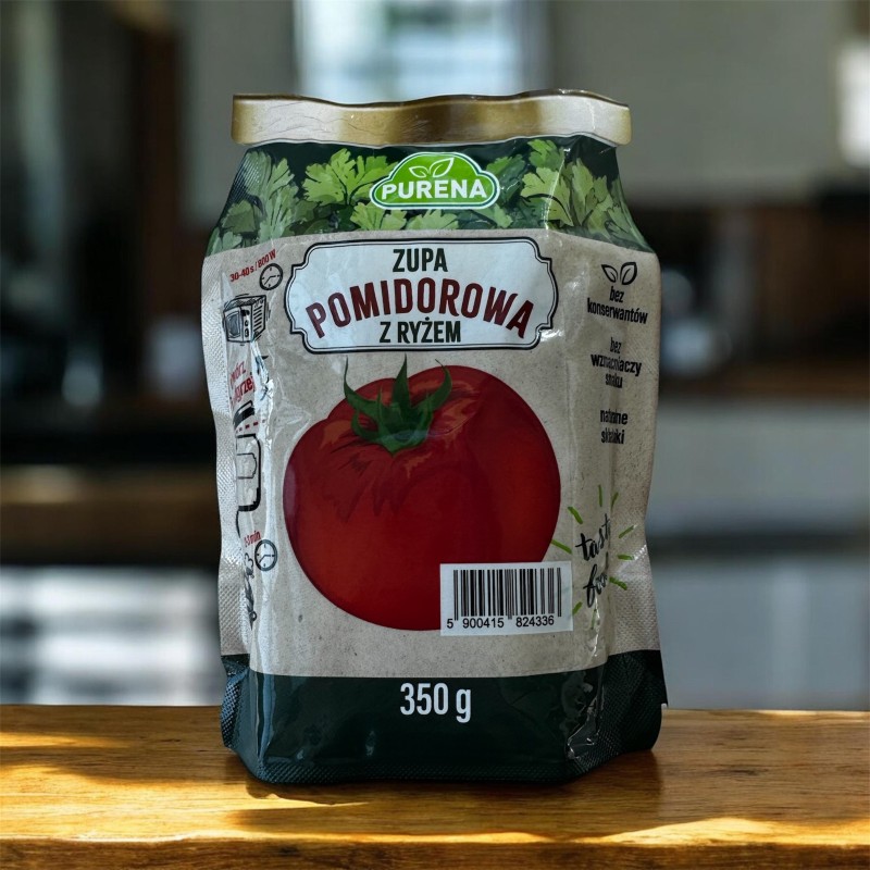 Zupa pomidorowa z ryżem gotowa na obiad 350 g