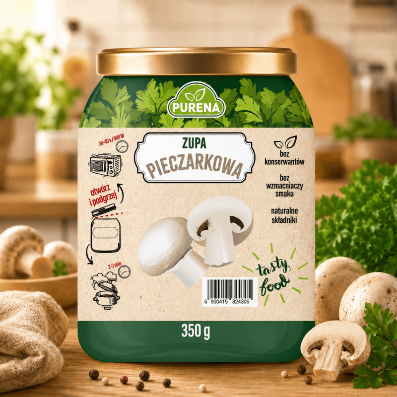 Zupa pieczarkowa gotowa na obiad 350 g