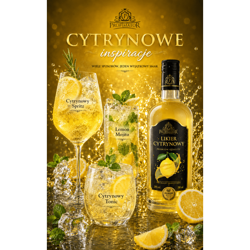 Syrop barmański baza do drinków koncentrat Profimator LIMONCE 250 ml