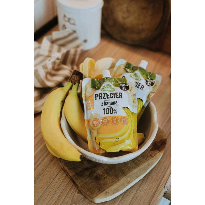 Przecier (mus) owocowy 100% bananowy 300g