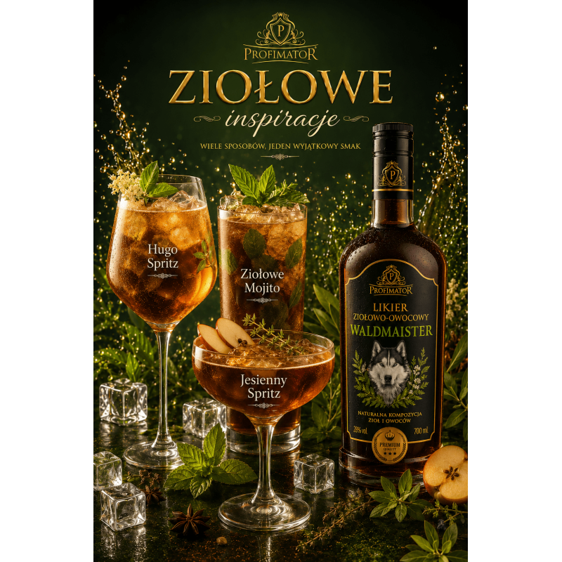 Syrop barmański baza do drinków koncentrat Profimator WALDMAISTER 250 ml