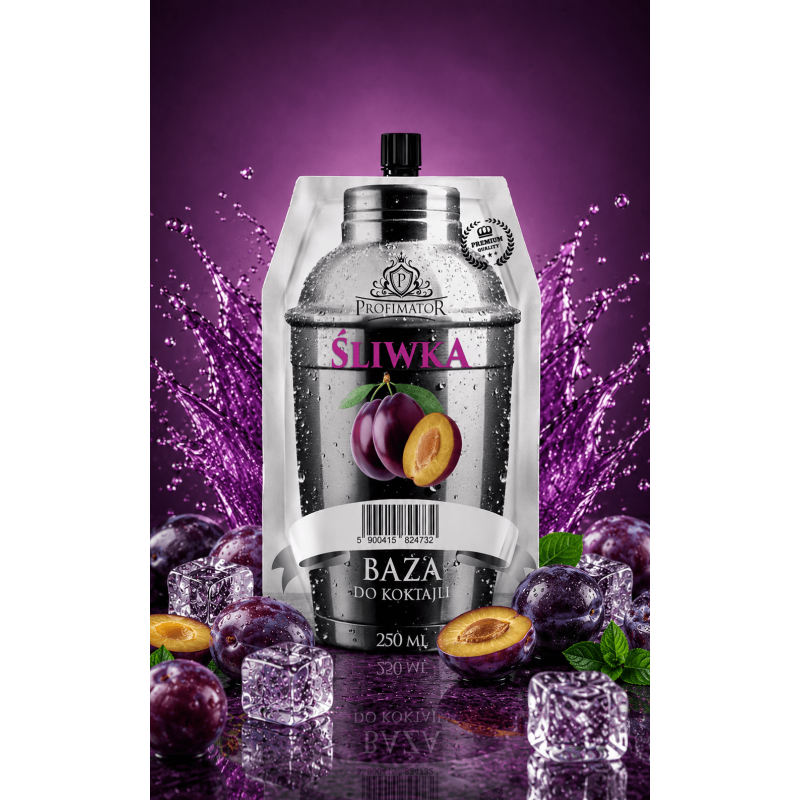 Syrop barmański baza do drinków koncentrat Profimator ŚLIWKA 250 ml