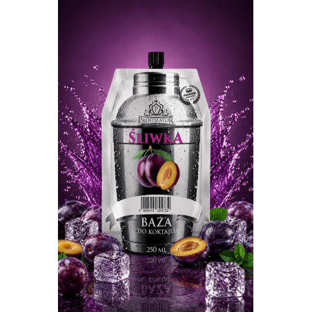 Syrop barmański baza do drinków koncentrat Profimator ŚLIWKA 250 ml