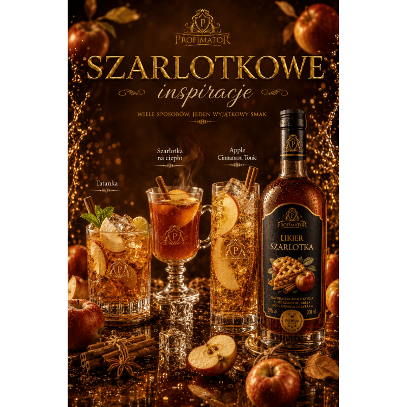 Syrop barmański baza do drinków koncentrat Profimator SZARLOTKA 250 ml