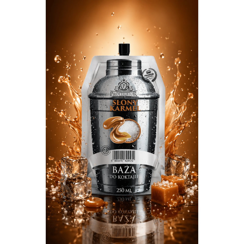Syrop barmański baza do drinków koncentrat SŁONY KARMEL 250 ml