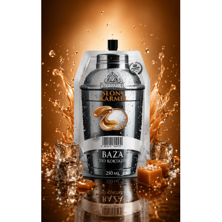 Syrop barmański baza do drinków koncentrat SŁONY KARMEL 250 ml
