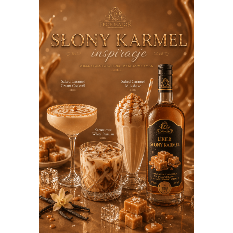 Syrop barmański baza do drinków koncentrat SŁONY KARMEL 250 ml