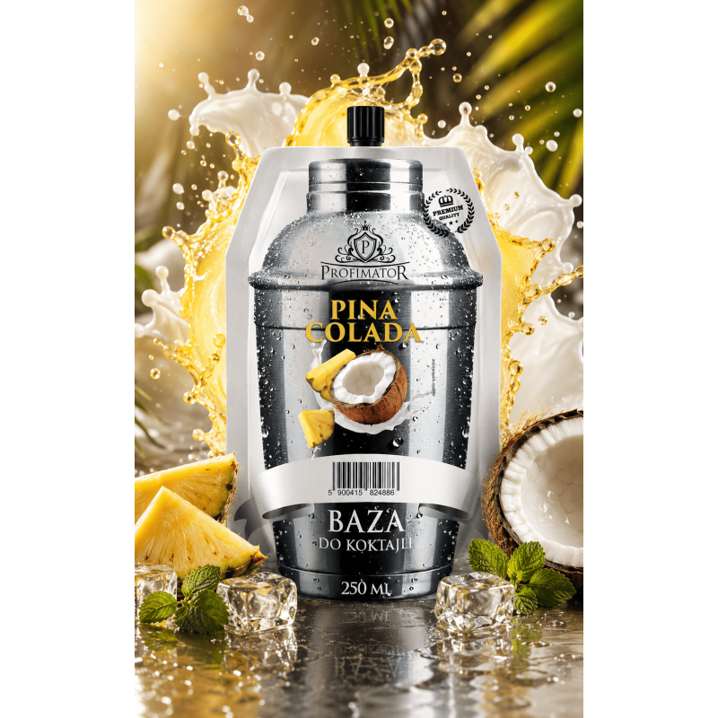 Syrop barmański baza do drinków koncentrat Profimator PINA COLADA 250 ml