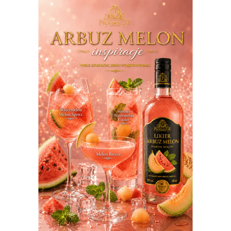 Syrop barmański baza koncentrat Profimator ARBUZ MELON 250 ml
